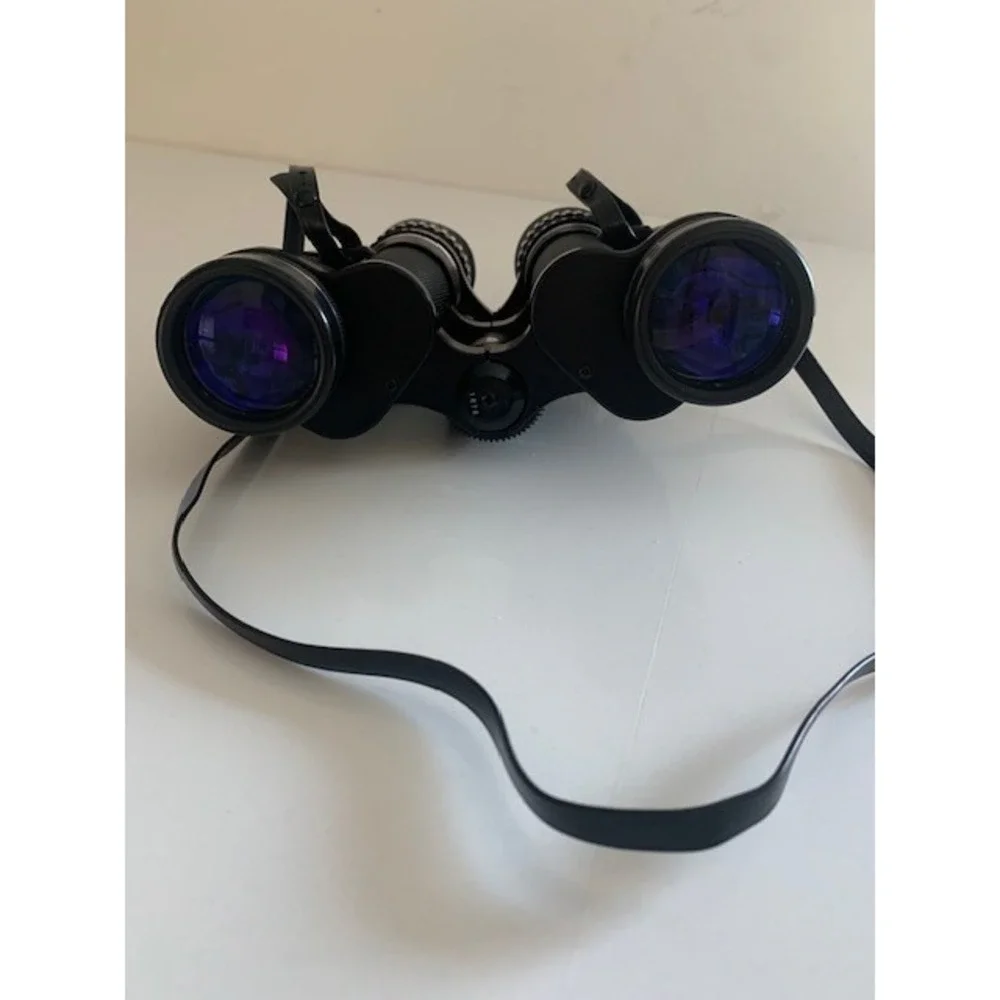 Tasco Zip 101Z Zoom‎ Binoculars 7X-15X35mm with Case and Caps Vintage Optics